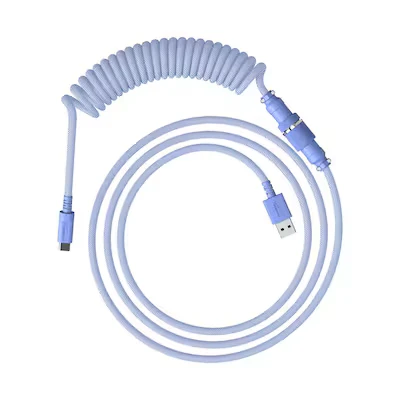 Abbildung von HyperX USB C Spiralkabel hellviolett