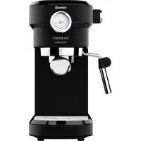 Abbildung von Cecotec Espressomaschine für Espressos und Cappuccino mit Manometer Cafelizzia 790 Schwarz Pro, 1350W, Thermoblock System, 20 Bar Druck, Automodus 1 2 Kaffees, schwenkbares Dampfrohr, 1,1L,