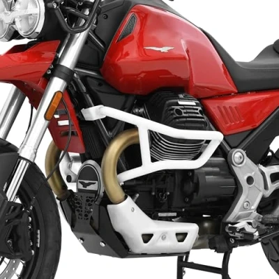 Abbildung von Zieger Sturzbügel weiß für Moto Guzzi V85 TT