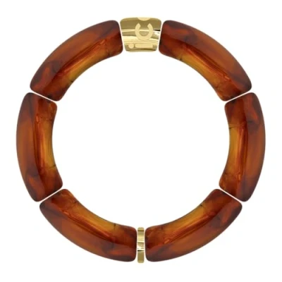 Abbildung von ICE Jewellery Bella Armband Full warm braun modisches für Damen, Einheitsgröße, Acryl, Acryl