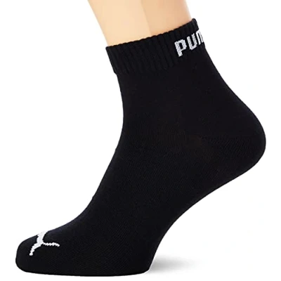 Abbildung von 6 Paar PUMA Unisex Quarters Socken Sportsocken (Kurzsocken) (35/38, Black)