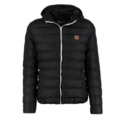 Abbildung von Urban Classics Basic Bubble Jacket Winterjacke, Herren, Größe: Large, Black/white/black