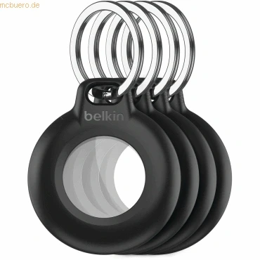 Abbildung von Belkin Secure Holder 4er Pack wasserfest Apple AirTag, schwarz
