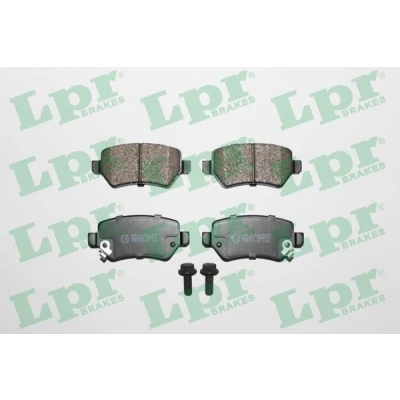Abbildung von LPR 05P811 Bremsbelagsatz mit Schrauben OPEL: Astra G CC, Limousine, Meriva A, KIA: Venga, VAUXHALL: Mk4 Kombi