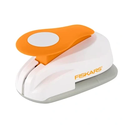 Abbildung von Fiskars Hebelstanzer Kreisstanzer, Papier, grau, Circle