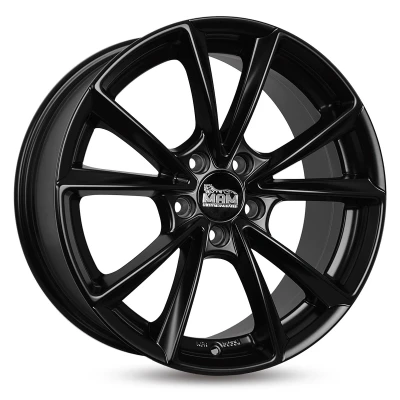Abbildung von MAM WHEELS 5 loch 19Zoll 112mm Alufelge A5 Matt Schwarz MAMA58019511230MBP Felge