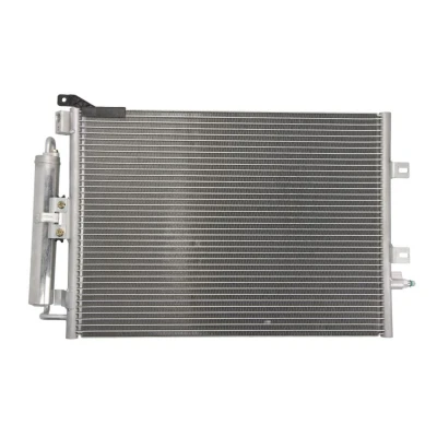 Abbildung von THERMOTEC KTT110457 Klimakondensator mit Trockner 545 358 16 RENAULT: Modus / Grand Modus, CLIO 3, 2