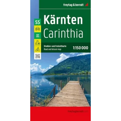 Abbildung von Kärnten, Straßen und Freizeitkarte 1:150.000, freytag &amp; berndt: Mit Infos, Top Tips, Innenstadtpläne, Radrouten (freytag berndt Auto + Freizeitkarten)
