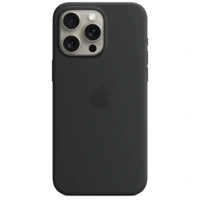 Abbildung von Apple iPhone 15 Pro Max Backcover mit MagSafe Schwarz