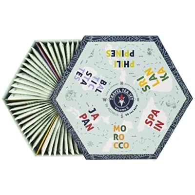 Abbildung von ACORUS Reise Tee Set vol. II 6 Geschmacksrichtungen aus verschiedenen Reisezielen Entdecken Sie die Welt bei einer Tasse Geschenkset Teebox mit 60 Teebeutel