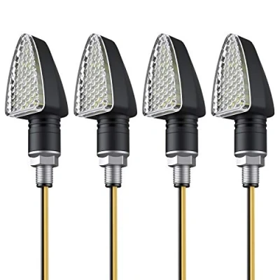 Abbildung von PROZOR 4PCS Wasserdichte Blinker 15LEDs Licht 12V Mini für Motorrad