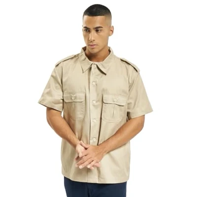 Abbildung von Brandit Herren US HEMD Hemd, Herren, Größe: 6XL, Grey