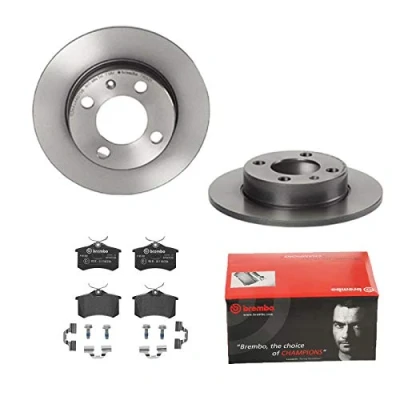 Abbildung von BREMBO BREMSSCHEIBEN Ø230 + BREMSBELÄGE HINTEN FÜR VW POLO 6N2 VARIANT 6V5