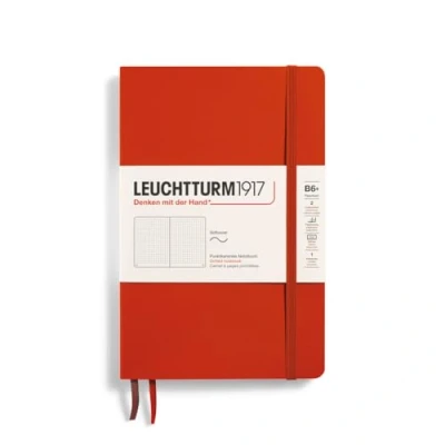 Abbildung von LEUCHTTURM1917 370315 Notizbuch Paperback (B6+), Softcover, 123 nummerierte Seiten, Fox Red, Dotted
