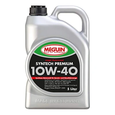 Abbildung von Meguin Megol Syntech Premium SAE 10W 40 5 L mineralisches Motoröl Art. Nr.: 4338, farblos