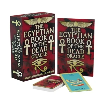 Abbildung von the Egyptian Book of Dead Oracle: Includes 50 Cards and a 128 page (Arcturus Oracle Kits)