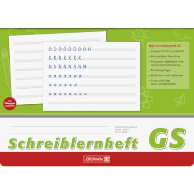 Abbildung von Brunnen 1044002 Schreiblernheft (GS, A4, quer, Lineatur GS, 16 Blatt)