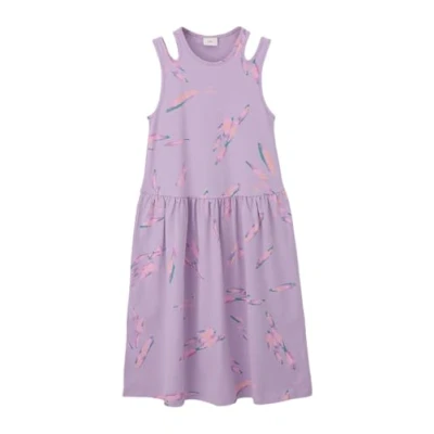 Abbildung von s.Oliver MIT CUT OUT Freizeitkleid für Kinder, Größe: 146, Lavendel
