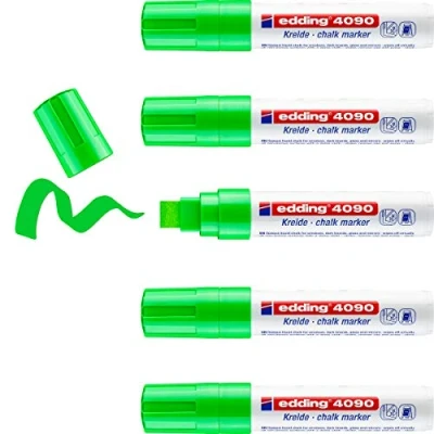 Abbildung von edding 4090 kalk marker / window lichtgroen 5ST 4 15 mm 4090011