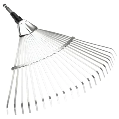 Abbildung von Gardena combisystem Fächerbesen: Laubrechen mit 50 cm Arbeitsbreite, ideales Gartenzubehör zum Zusammenfegen von Gartenabfällen wie Laub oder Grasschnitt, passend zu Allen cs Stielen (3102 20)