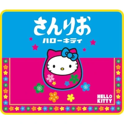 Abbildung von Konix Hello Kitty Gaming Mauspad 32 x 27 cm rutschfeste Mikrofaser Oberfläche Gummi Motiv Japan