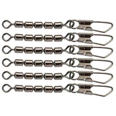 Abbildung von Spro Trout Master 5 Barrel Snap Swivel Maat 18 (6 stuks) Swivels