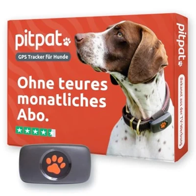 Abbildung von PitPat GPS Tracker für Hunde, kein Abonnement erforderlich, geeignet alle Hunde und passend Halsbänder, intelligenter Aktivitätstracker, Satelliten Tracking mit unbegrenzter Reichweite,
