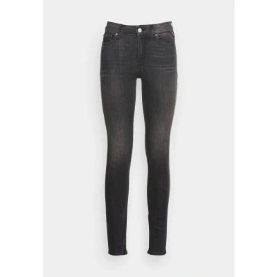 Abbildung von Replay Damen Jeans Luzien Skinny Fit mit Power Stretch, Black 098 (Schwarz), 24W / 28L