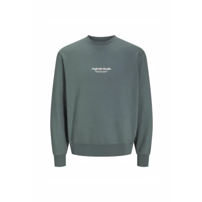 Abbildung von Jack &amp; Jones Jorvesterbro CREW NECK NOOS Sweatshirt, Herren, Größe: Large, Stormy weather