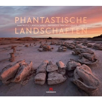 Abbildung von Phantastische Landschaften Kalender 2025, Wandkalender im Querformat (54x48 cm) Landschaftskalender / Naturkalender