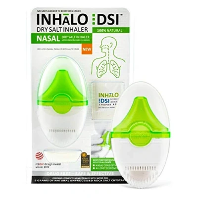 Abbildung von Medosan Inhalationsgerät Inhalo DSI Naseninhalator, ideal für unterwegs, Tascheninhalator