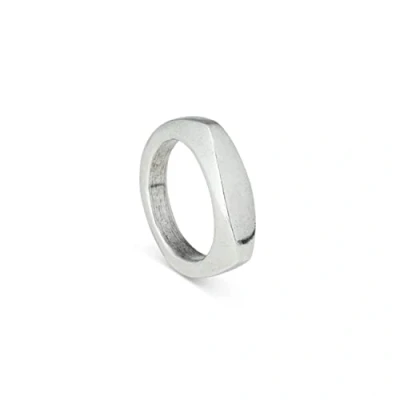 Abbildung von Uno de 50 Ring aus Metall, beschichtet mit Sterlingsilber.