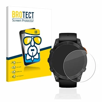 Abbildung von BROTECT Schutzglas für Garmin Fenix 7 Pro Solar (47 mm) Schutzfolie Panzer Folie Glas [Extrem Kratzfest 9H, Anti Fingerprint, Ultra Transparent]