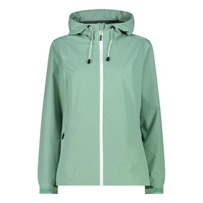 Abbildung von CMP Woman Jacket FIX HOOD Regenjacke / wasserabweisende Jacke, Damen, Größe: 38, Jade