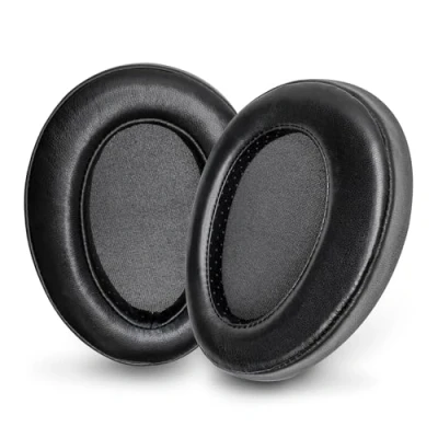 Abbildung von Voarmaks Ohrpolster aus Memory Schaum, kompatibel mit Hifiman Arya Ananda Edition XS X HE1000se HE1000 V2 Jade II Kopfhörer Ersatz (Schafsleder)