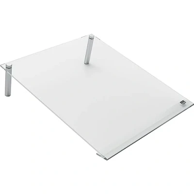 Abbildung von Nobo Notiztfale A4, Mini Whiteboard Aufstellbares Schreibtisch Notizboard, Tragbar, Trocken Abwischbares Acrylglas, Rahmenlos, Zuhause/Büro, 210 x 297 mm, Inklusive Marker, Durchsichtig, 1915612