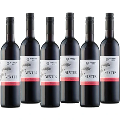 Abbildung von VENTUS Rotwein Cabernet Sauvignon, von Hand gelesener trockener roter Wein (6x0,75 l)