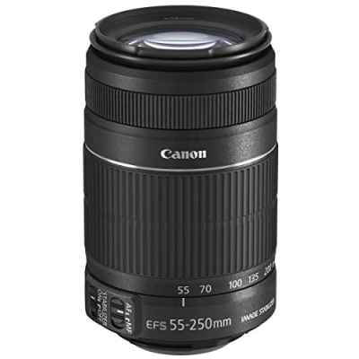 Abbildung von Canon EF S 55 250mm 4,0 5, 6 IS II Objektiv für EOS (bildstabilisiert)