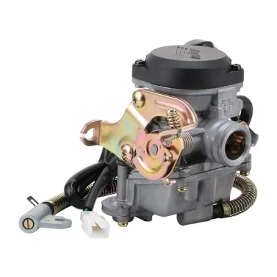 Abbildung von GOOFIT PD18 18mm Vergaser Ersatz für 4 Takt GY6 49cc 50cc Kymco Agility 139qmb 139qmA Mopeds Motor ATV Scooter