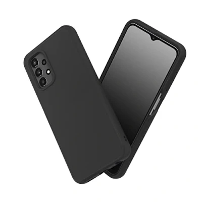 Abbildung von RhinoShield Case kompatibel mit [Galaxy A13 (4G)] SolidSuit Stoßdämpfende &amp; schlanke Schutzhülle Premium Finish 3.5 Meter Fallschutz Klassik Schwarz