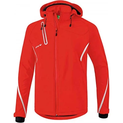 Abbildung von Erima Herren softshelljakke Function, Rot/Weiß, XXL EU