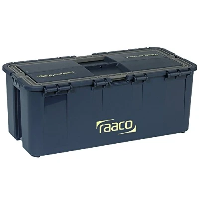 Abbildung von raaco Compact 15, Werkzeugkasten, Polypropylen, Blau, 20 kg, Scharnier, 426 mm