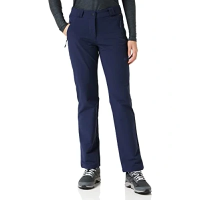 Abbildung von Jack Wolfskin Damen Activate THERMIC Pants Women Softshellhose Wind und wasserabweisend Sehr atmungsaktiv Elastisch Softshell Hose, Midnight blau, 23