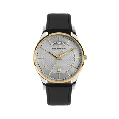 Abbildung von Jacques Lemans 1 2193E Herrenuhr London Quarz Zweifarbig