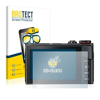 Abbildung von BROTECT (2 Stück Schutzfolie für Canon PowerShot G9 X Mark II Displayschutz Folie Ultra Klar