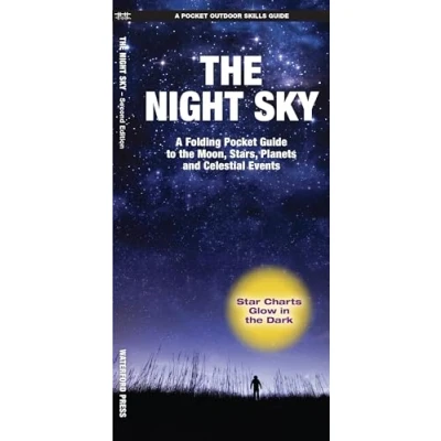 Abbildung von the Night Sky: A Folding Pocket Guide to Moon, Stars, Planets &amp; Celestial Events (Pocket Naturalist Guide)