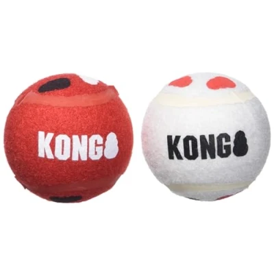 Abbildung von Kong Signature Sport Balls 2 Stck Hundespielzeug L...