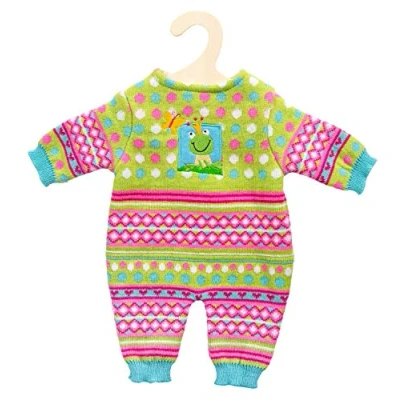 Abbildung von Puppen Strickstrampler Froschi, Gr. 38 45 cm