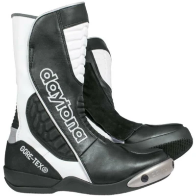 Abbildung von Daytona Strive GTX Gore Tex wasserdichte Motorradstiefel 45 Schwarz/Weiß