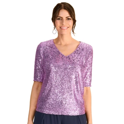 Abbildung von HERMANN LANGE Collection Shirtbluse &quot;HERMANN Paillettenshirt Gina&quot;